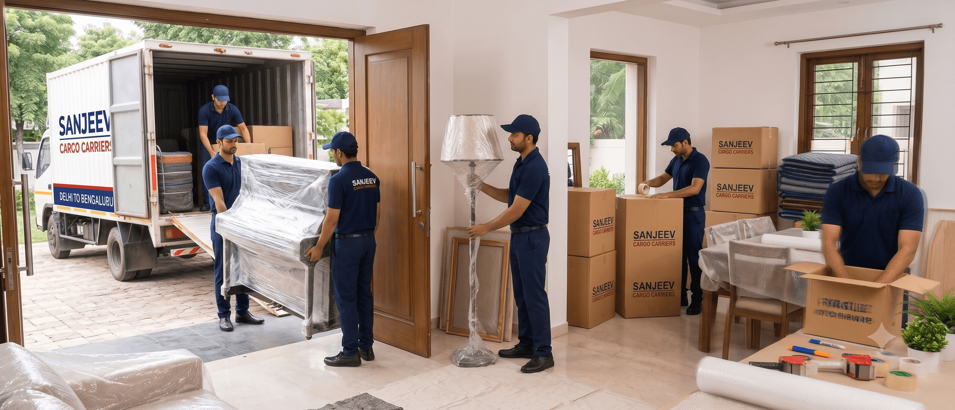 Professional house shifting and relocation services
