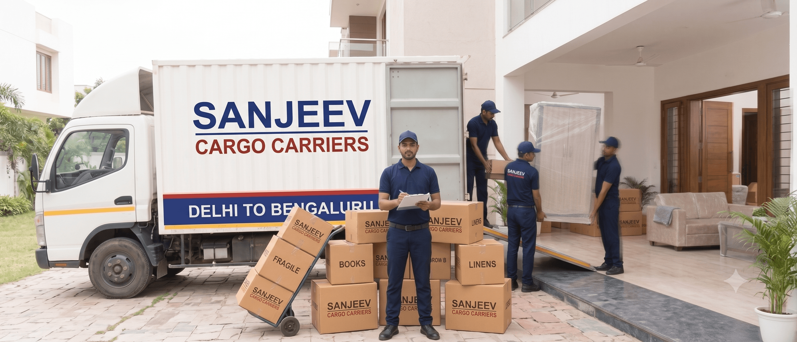 Packers and movers for household relocation